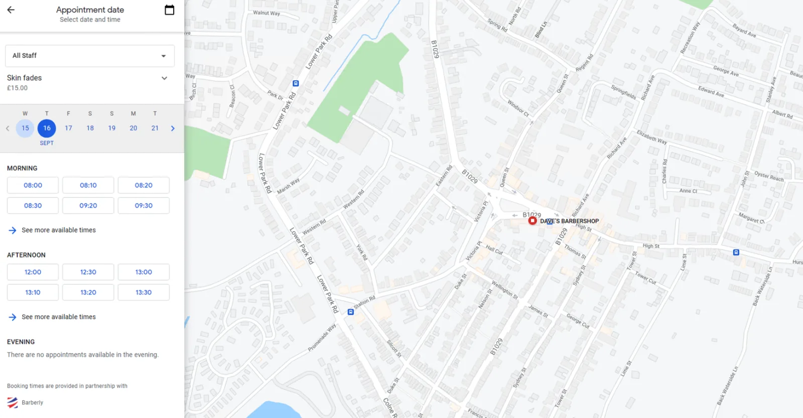 Receba agendamentos pelo Google Maps